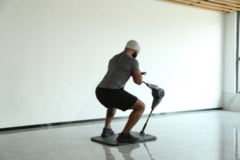 Utiliser HooKee pour un bon squat afin de corriger le clin d'œil